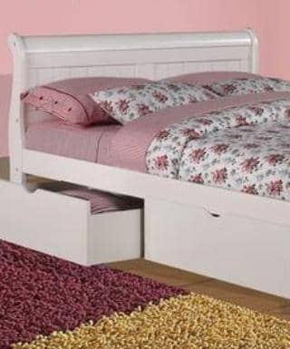 Claire Twin Size Storage Bed | Custom Kids Furniture 3 Storage Drawers & Trundle Bed / Custom Kids Furniture