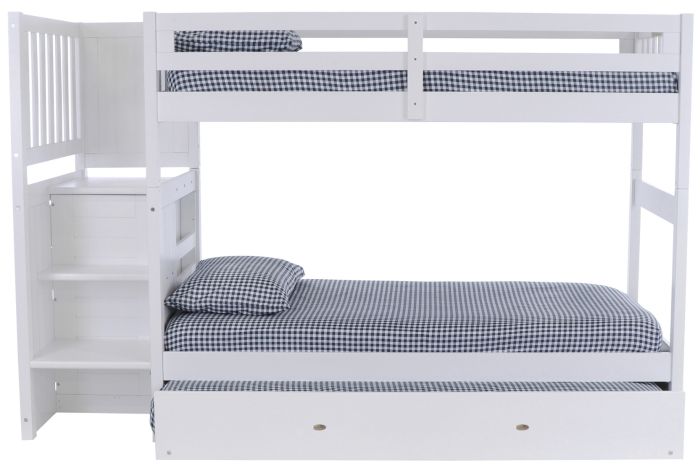 Layla Bunk Bed with Stairs and Trundle