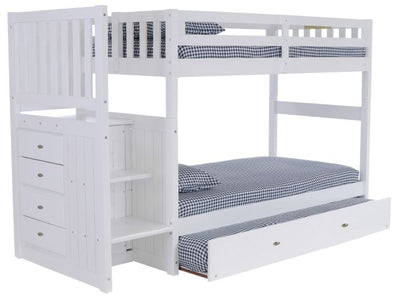 Layla Bunk Bed with Stairs and Trundle