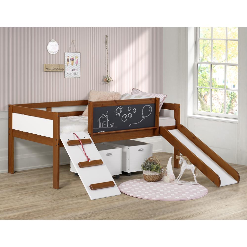 Oliver Low Loft Bed with Slide