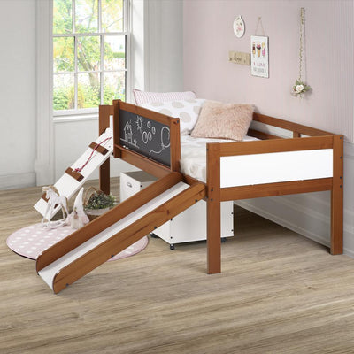 Oliver Low Loft Bed with Slide