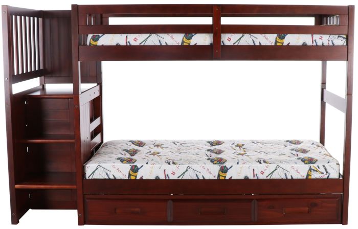 Layla Bunk Bed with Stairs and Storage