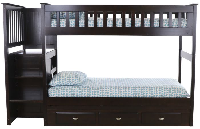 Layla Bunk Bed with Stairs and Storage