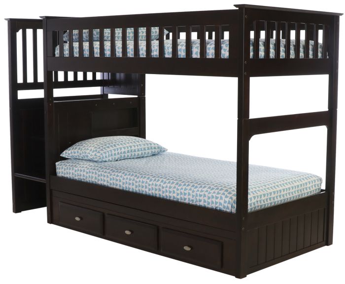 Layla Bunk Bed with Stairs and Storage