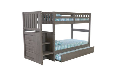 Layla Bunk Bed with Stairs and Trundle