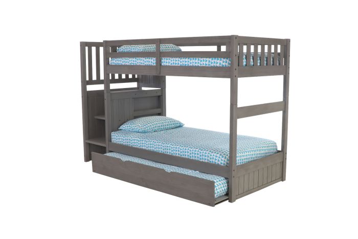 Layla Bunk Bed with Stairs and Trundle