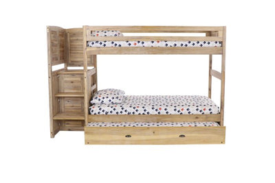 Layla Bunk Bed with Stairs and Trundle