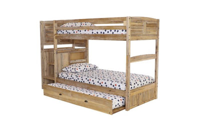 Layla Bunk Bed with Stairs and Trundle