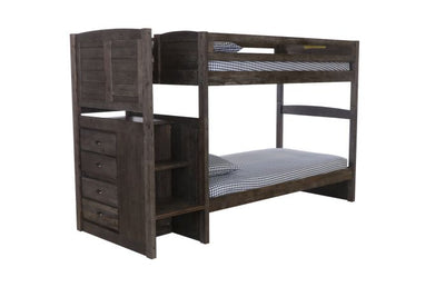 Layla Bunk Bed with Stairs and Trundle