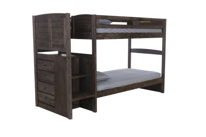 Layla Bunk Bed with Stairs and Storage