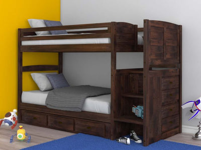 Layla Bunk Bed with Stairs and Storage