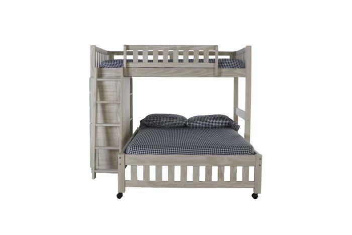 Camilla L-Shaped Triple Bunk Bed with Dresser