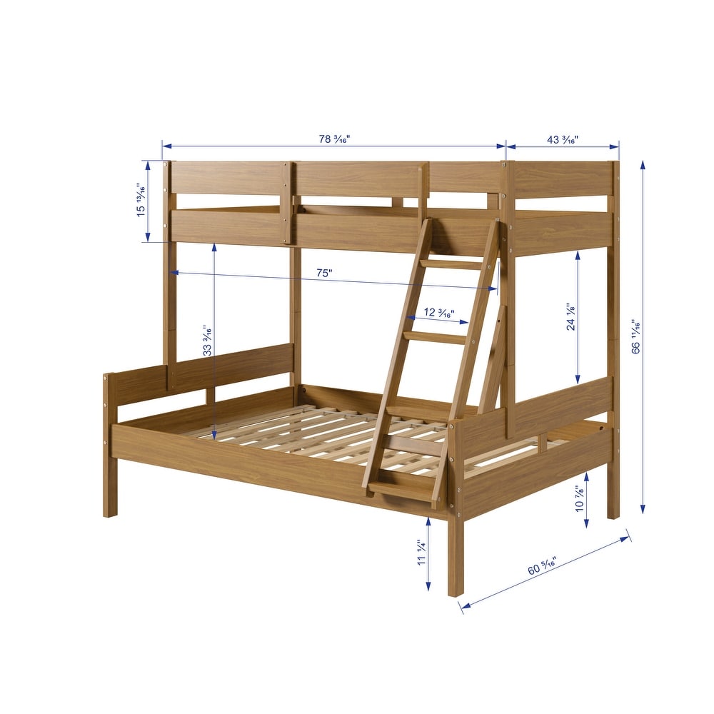 Emily Modern Twin over Full Bunk Bed