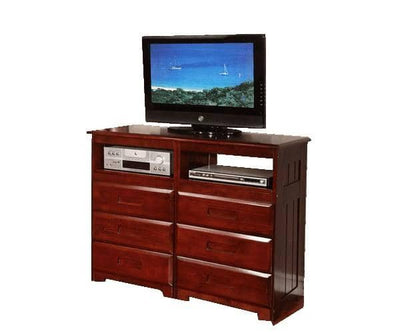 Alexandra Merlot Media Dresser Custom Kids Furniture