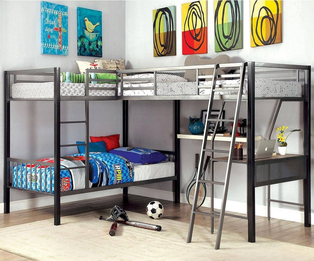 Maximize Space With Triple Bunk Beds For Kids Buy Now Custom Kids Furniture