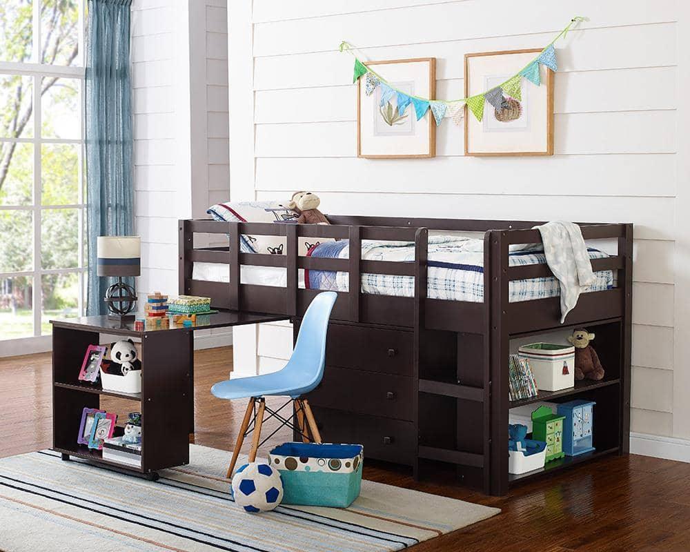 Shops kids cabin bed with desk